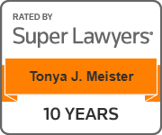 super lawyers tonya j meister 10 years